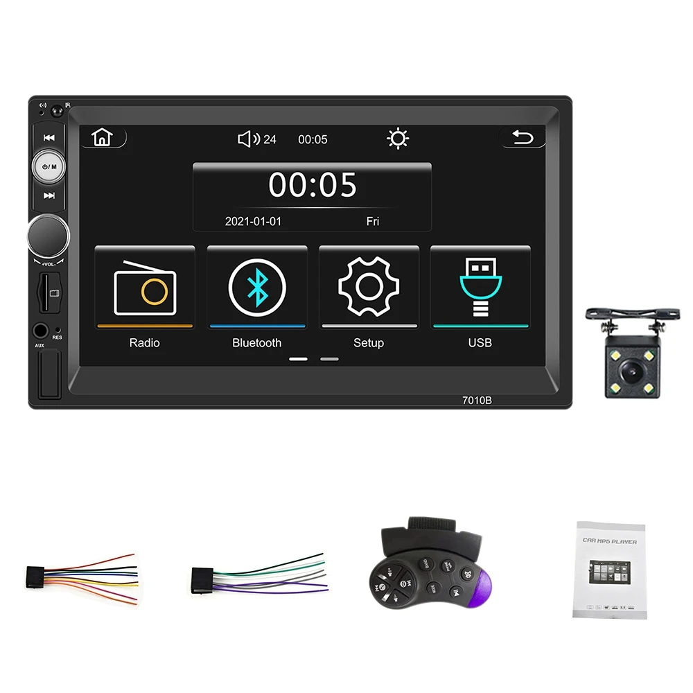 2 Din Carplay Android Auto Car Radio 7 Inch Universal for-Nissan Kia Toyota MP5 Player 2 Din Car