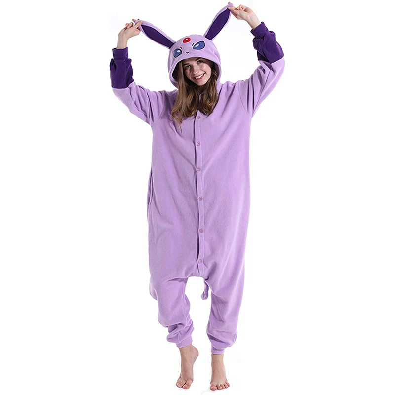 

Kawaii Kigurumi Animal Pajama For Adults Women Fleece Cartoon Onesie Men Full Body Pijamas Jumpsuit Winter Halloween Homewear