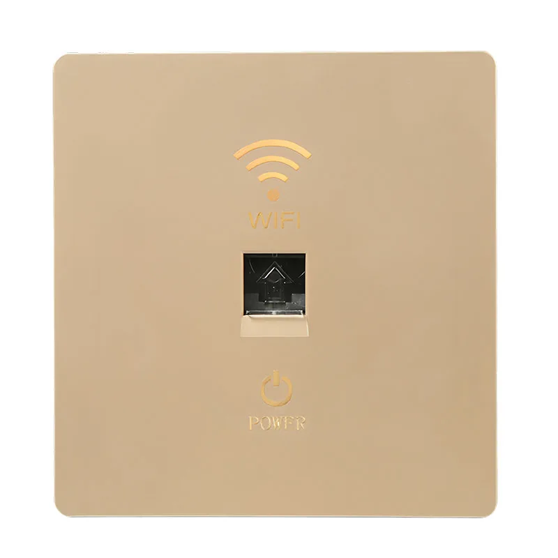 86 Type Gigabit Wireless WiFi Wall Panel Router 1000Mbps Embedded In-Wall Mounted 110V 220V Smart Repeater Extender Hotel Home