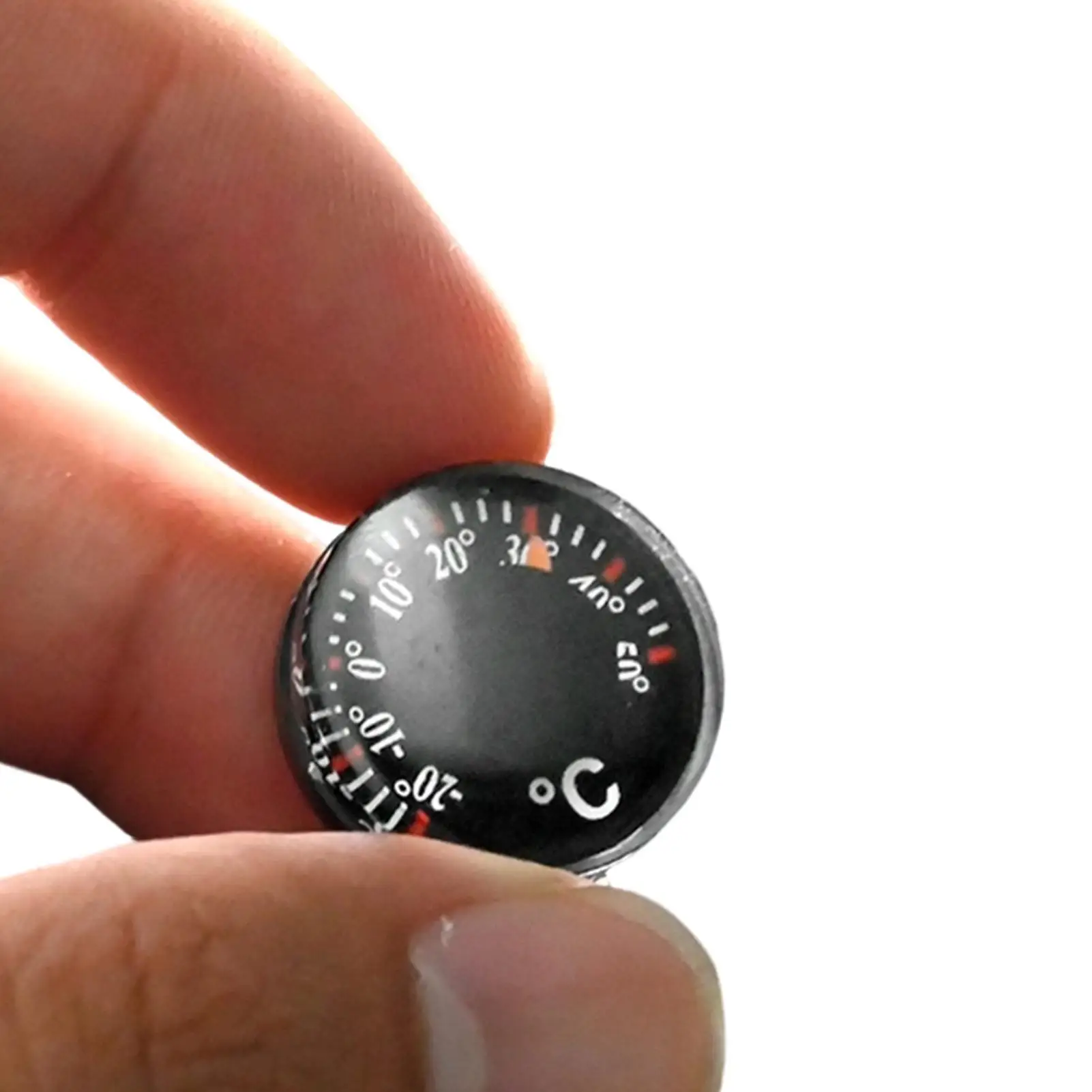 

1PC Mini Mechanical Car Thermometer Stick-On Portable Small Mechanical Thermometer Car Interiors Thermometer For Cars