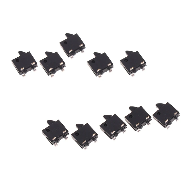 10pcs HY-C-24 Detection Switch 4Pin Mini Slide Switch Reset Micro Toggle Switch Limit Vertical Columnar 12V 50mA