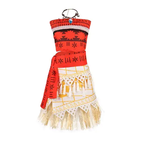 1pc Moana Cos Moana Moana Cosplay Costume Halloween Costume Halloween Gifts 2024 Cosplay Costumes