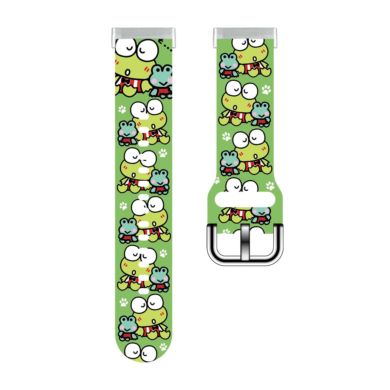 

Sanrio big eye frog printed strap Fitbit Versa 4/3Watchband Replaceable Bracelet for Fitbit Sense2Watch Band for Women as a Gift