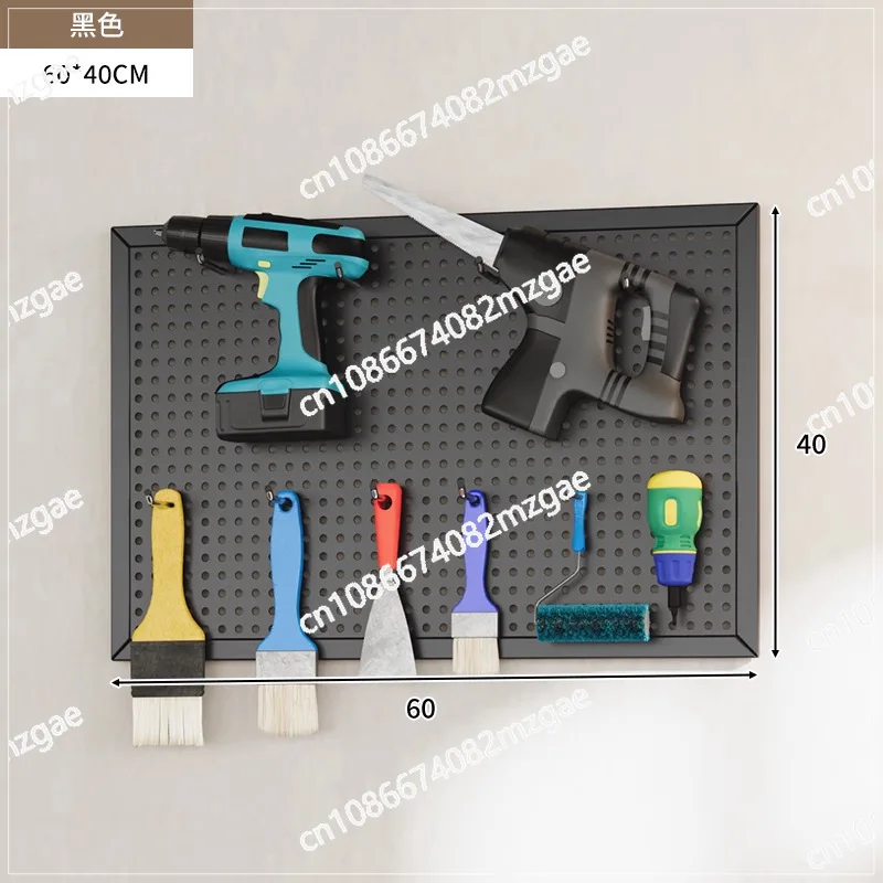 Peg Board Wall Tool Storage Multifunctional Hanging Board Perforated Warehouse Shelf Metal Kit Organizer Hardware Sorting Rack