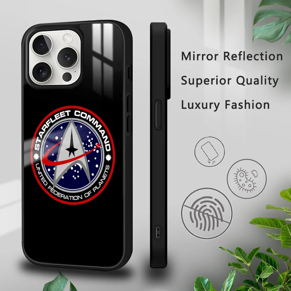 S-Star MovieT-Trek Ships Phone Case For iPhone 16 15 14 13 12 11 Pro Xs Max Mini Plus Celulares Hard Funda