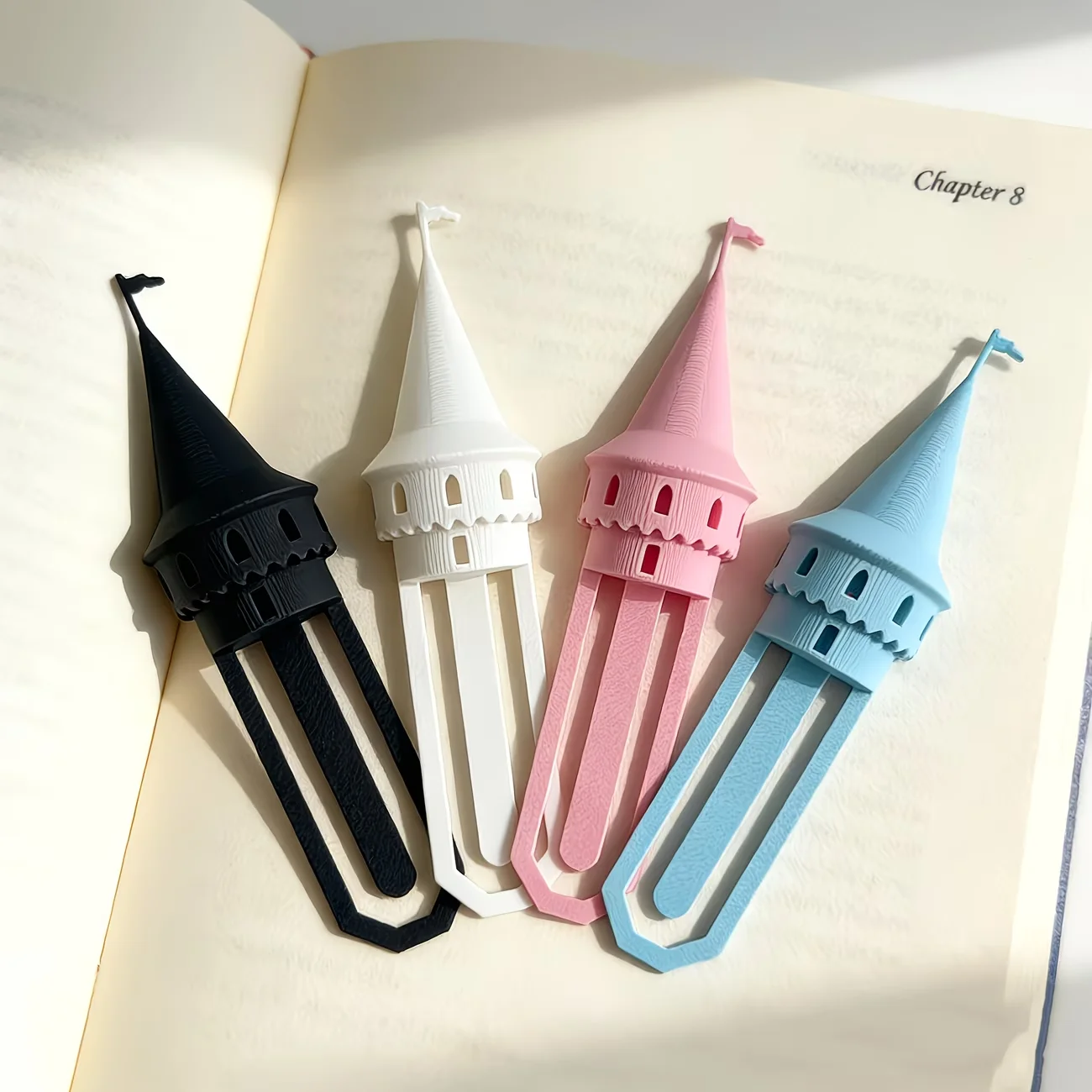 1/4 Pcs Magical Castle Bookmark Creative Page Holder Unique Reading Book Available Reading Gift Book Lovers Book Marker