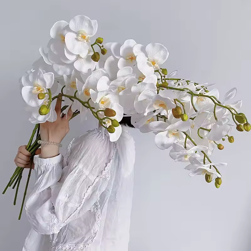 artificiales Artificial Butterfly Orchid Flowers Moth Orchids Fake Flowers Home Decor Wedding Decoration Accessories flores