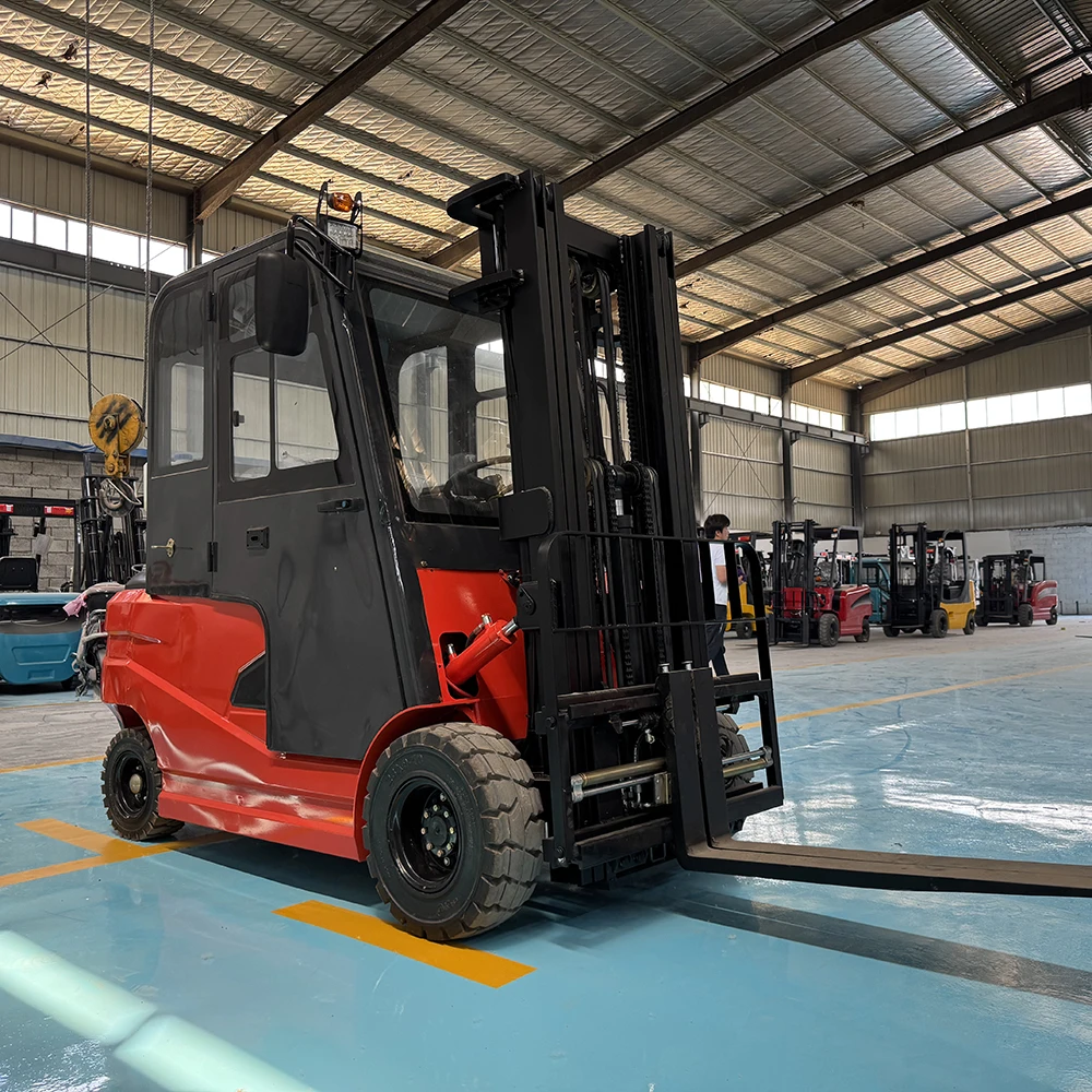 

Small 2 Ton Electric Forklift 6 M Reach Portable Electric Trucks Restaurant Use Free Shipping Electric Forklifts