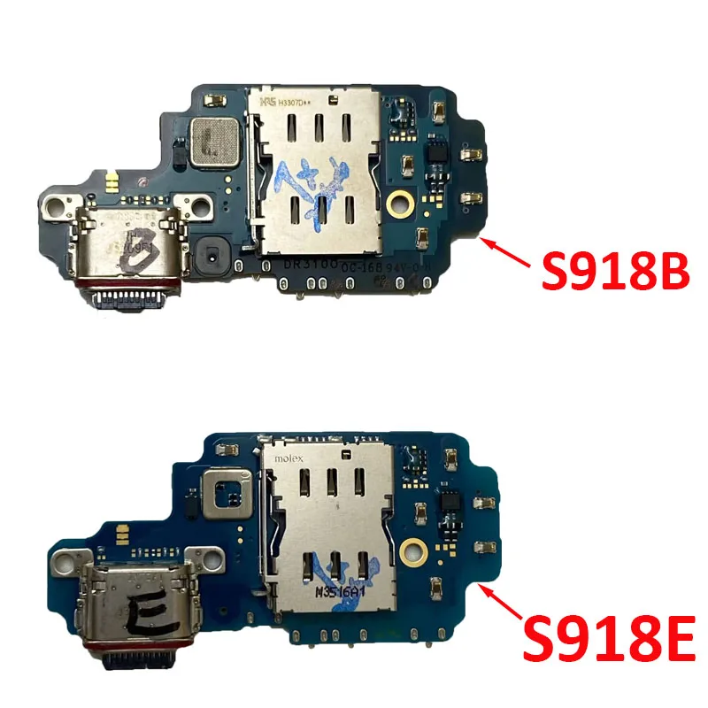 Replacement For Samsung S23 Ultra S918B S918E S918U USB Charging Port Board Main Signal Motherboard LCD Flex Cable