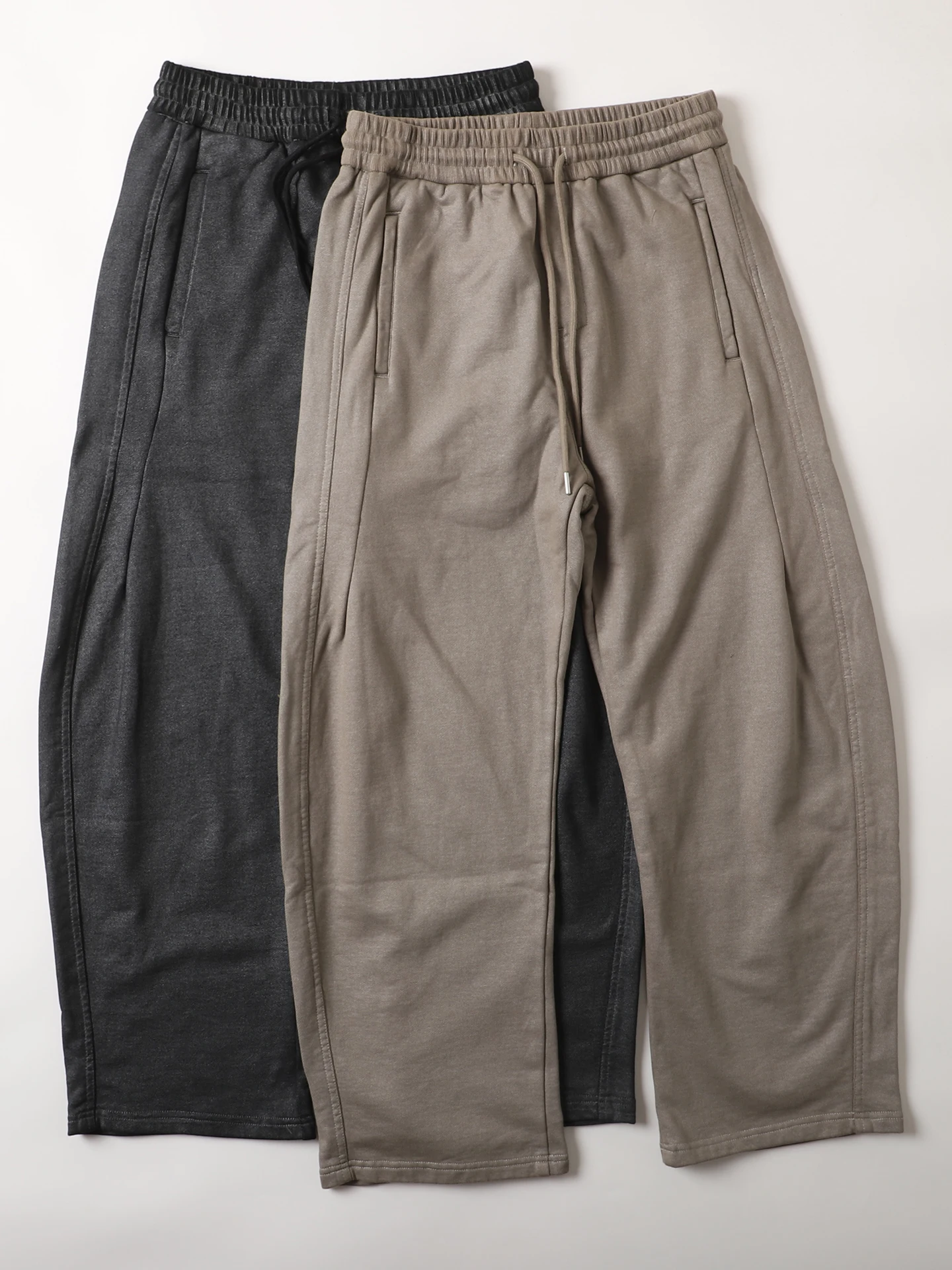 

Vintage Cotton Corduroy Wide Leg Pants Men's Casual Sweatpants Retro Sle Trousers Straight Cut Durable Quali