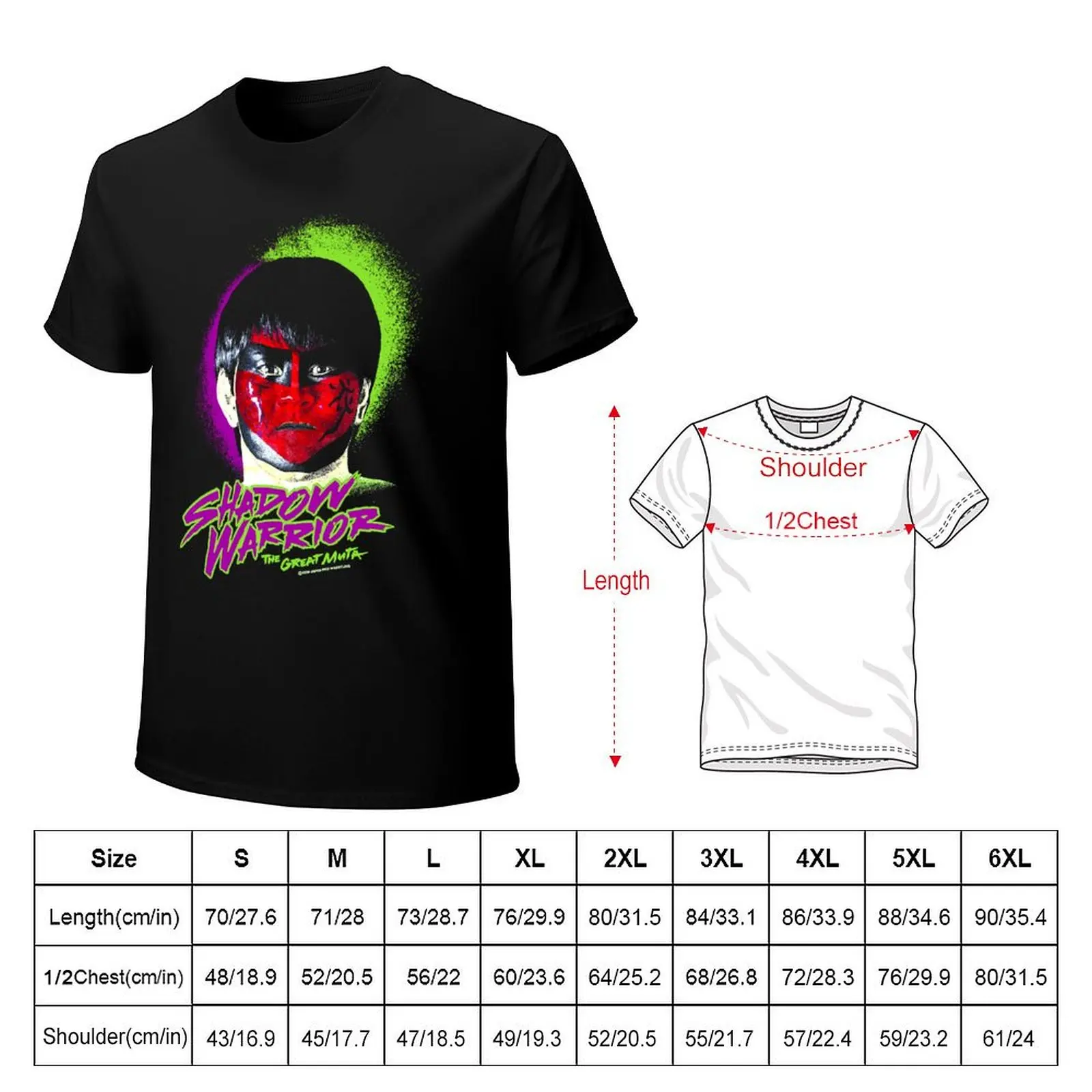 The Great Muta - Shadow Warrior - WCW NWA T-Shirt Festive Simple T-Shirt