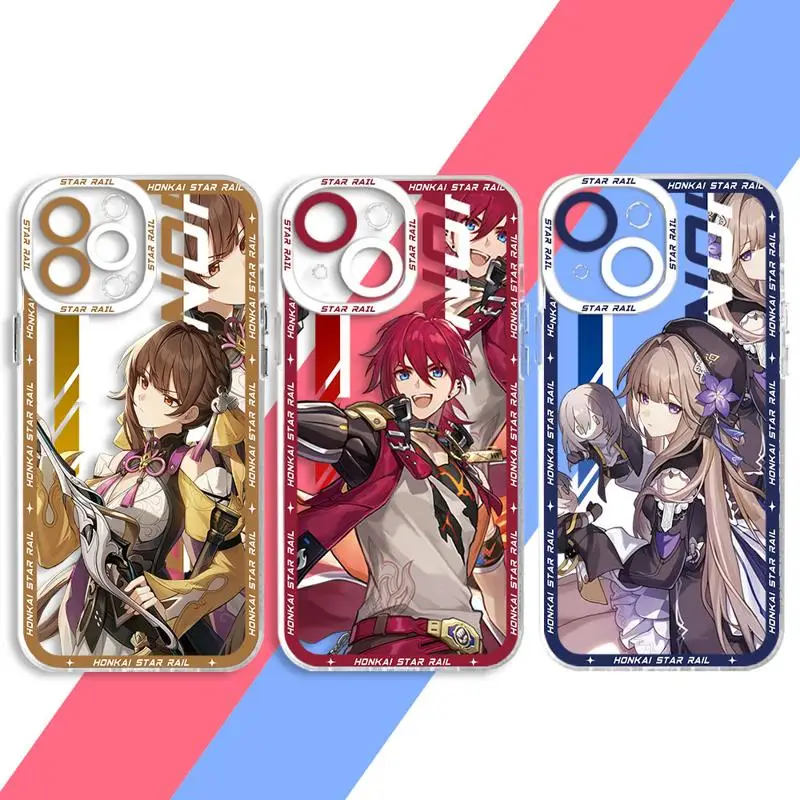 phone for iphone 14 pro case 13 11 12 13Mini 15 8 Plus XS Max X XR 7 SE Shockproof TPU Cover fundas Honkai Star Rail Luka Arlan