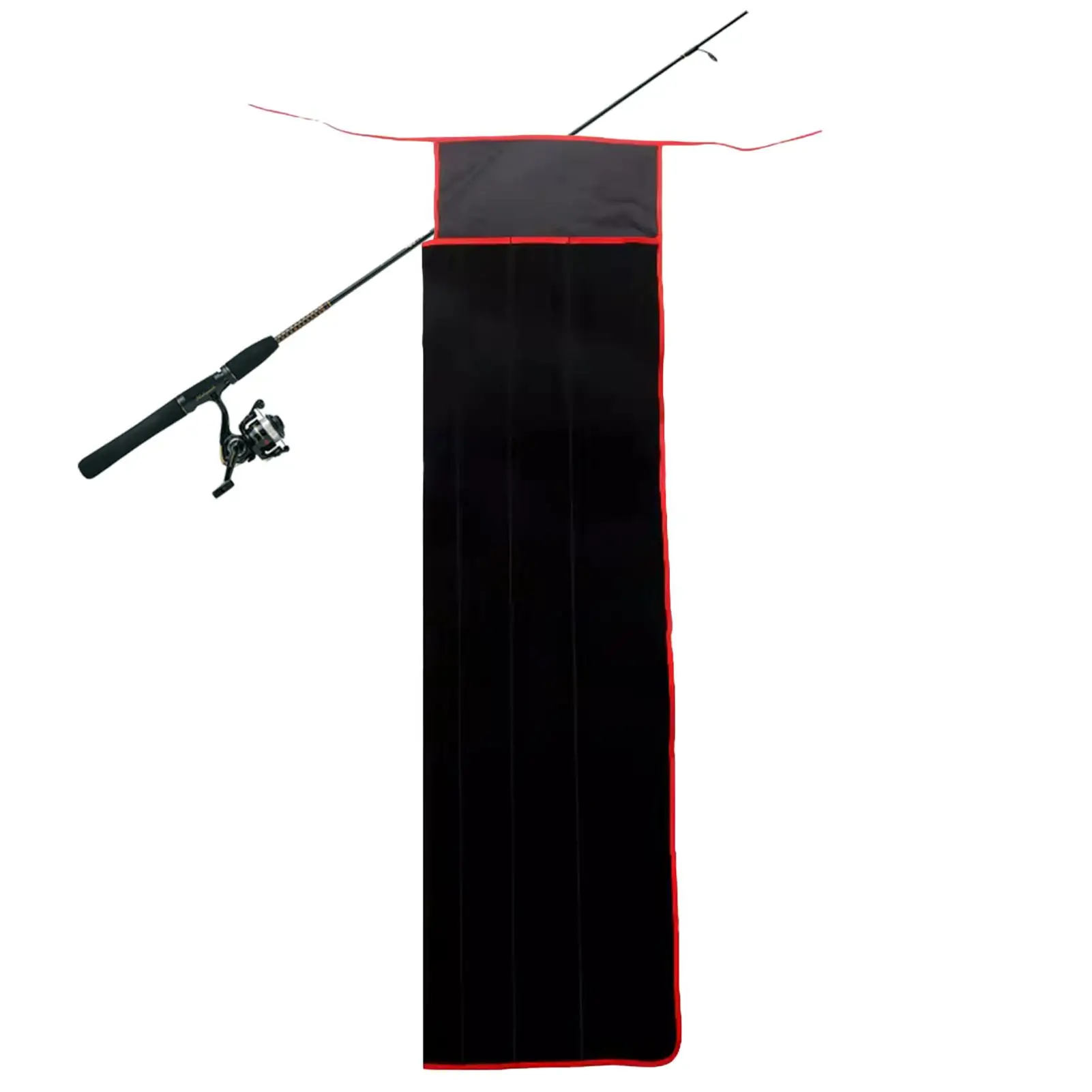 Funda protectora de terciopelo para caña de pescar, cubiertas gruesas para cañas de pescar, para herramientas de pesca en interiores y exteriores, estanques, lagos y barcos
