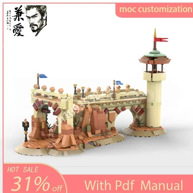 

1000PCS Moc Carja Bridge Architecture Model Building Blocks DIY Creative Assembly Bricks Kids Holiday Gift