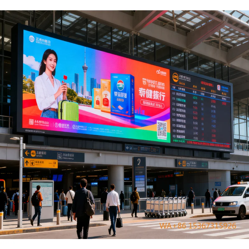

Outdoor Full Color LED Advertising Screen Waterproof Lightweight Easy Install Screen for Supermarket Promotion