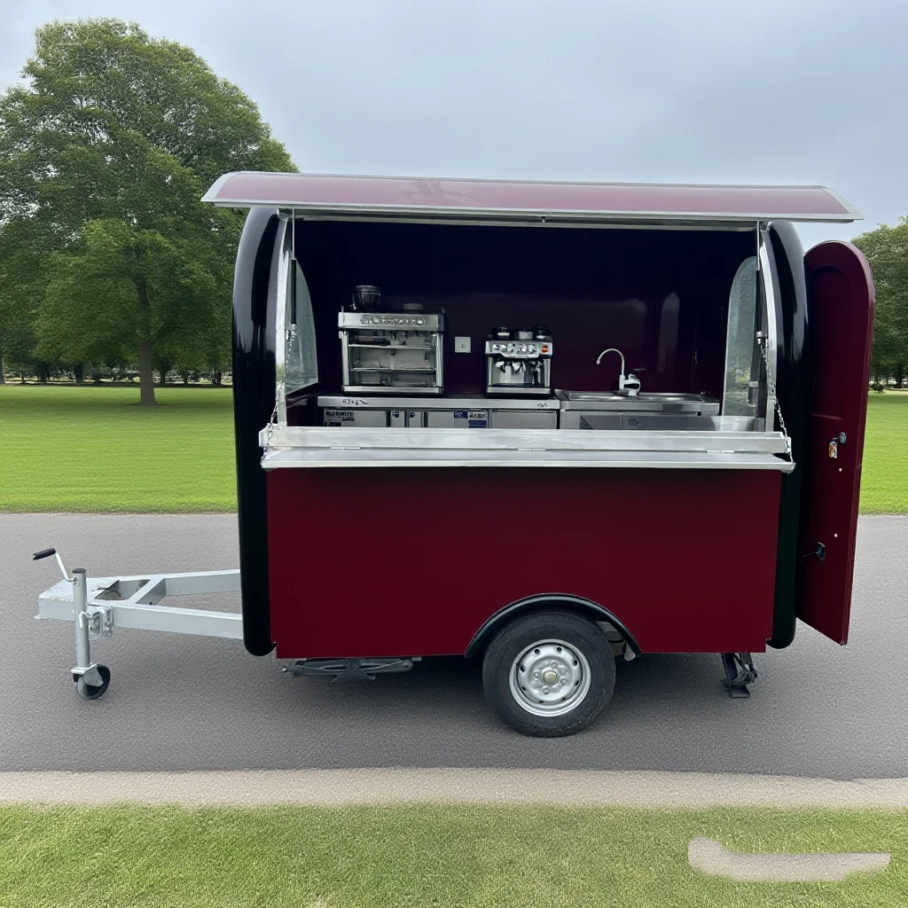 

Commercial Food Van Concession Street Mobile Food Truck Cart Fast Food Trailer for Sale USA Europe Australia