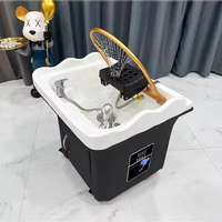 Head Spa Shampoo Chair Hair Salon Portable Small Hair Washing Station Chair Move Therapy Lettino Massaggio Furniture