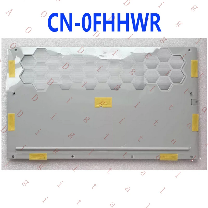 WW FOR DELL Alienware M17 R2 Laptop Bottom Lower Cover D Shell White 0FHHWR FHHWR