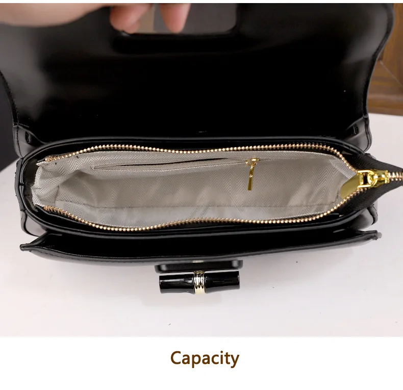 Original Designer-Marke Damen-Handtasche aus Bambus, Umhängetasche für Pendlerinnen, Crossbody-Tasche für Frauen – Detail 15