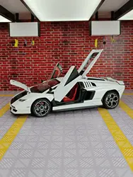 1:24 Lamborghinis Lpi-800 Simulation Alloy Sports Car Model Sound And Light Pull Back To Children's Toys Gini Ornaments Gift