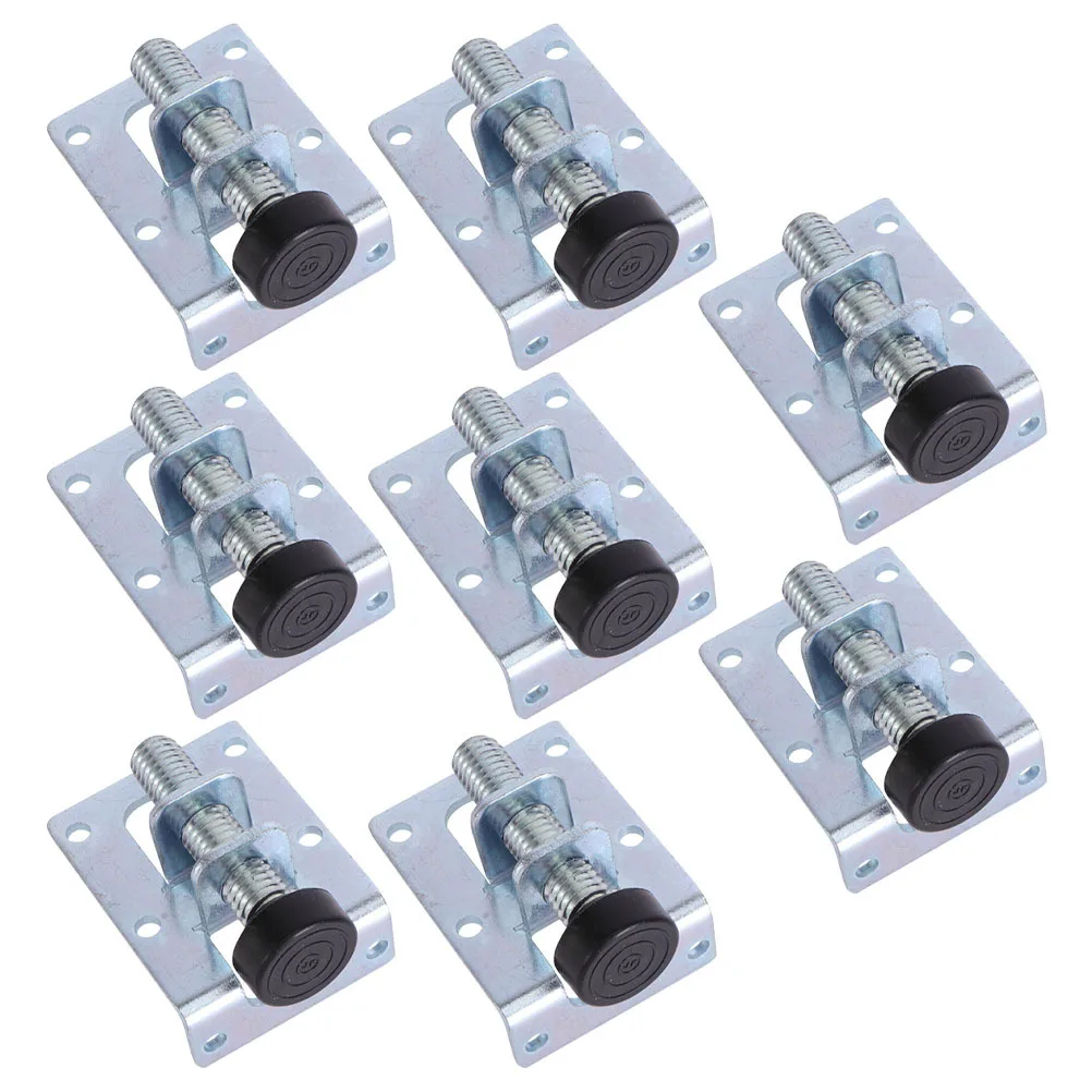 

8Pcs Adjustable Furniture Levelers Heavy Duty Metal Steel Legs for Tables Cabinets Workshop Furniture Leveling Feet