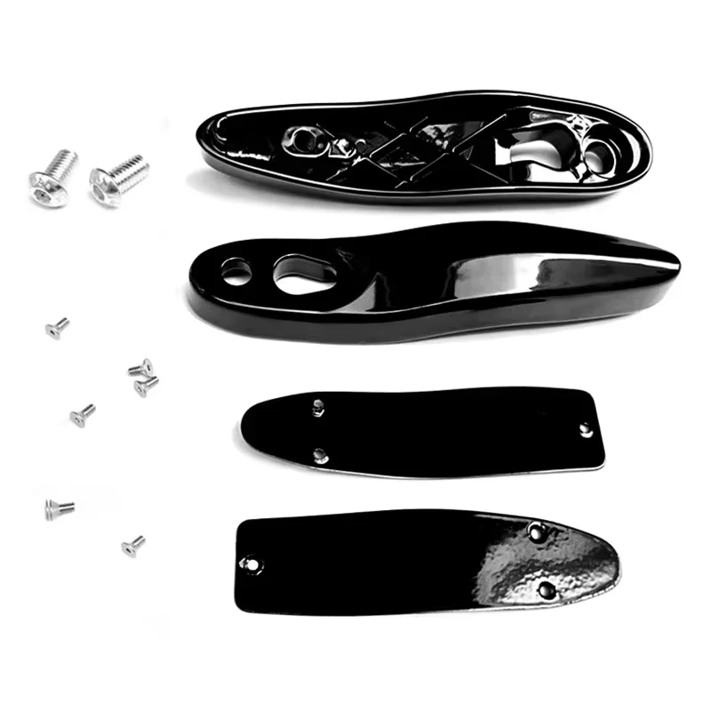 

Gloss Black 1 Set Aluminum Turn Signal Extension Bracket Relocation Kit Fit for Harley Softail 2000 +