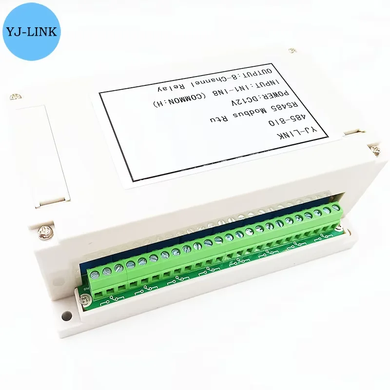 485-8IO RS485 8-Channel Relay Output Control And Switch Quantity Acquisition Module MODBUS RTU Communication Protocol