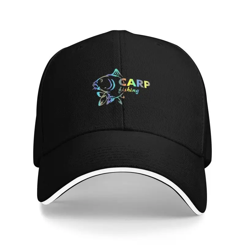 

CARP Рыболовная шляпа-сэндвич для мальчиков, модная шляпа для активного отдыха, повседневная регулируемая шляпа от солнца на четыре сезона, шляпа для папы для рыбалки, кемпинга
