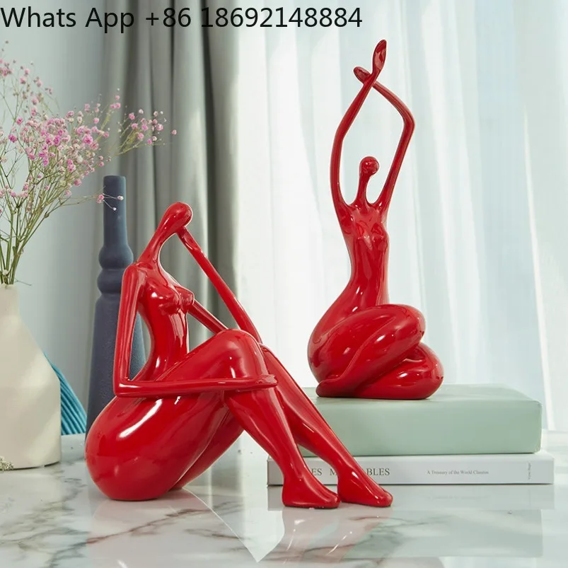 

Modern simple abstract figure fat woman home decoration
