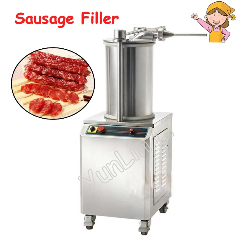 Automatic Hydraulic Sausage Filler Sausage Stuffer Commerical Sausage Meat Extruder Fill the Sausage Stuffing Machine