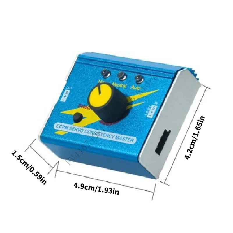 B2EF Digital Servo Tester CCPM Motor Consistency Meter with3-gear Indicators Light