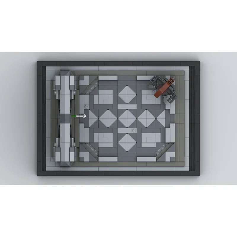 Popular estrela filme moc blocos de construção ameaça misões em navios de guerra tijolos modelo diy montagem brinquedo construção presentes do feriado