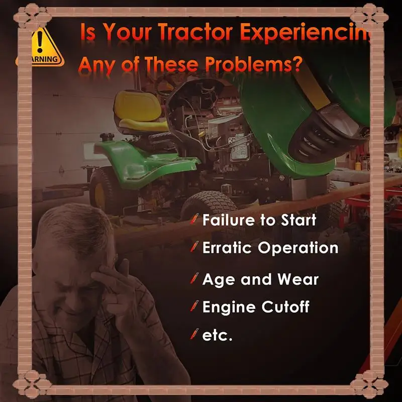 24-Hour Delivery For John Deere Garden Tractor Electronic Control Unit Module:For Models X300, X304, X310, X500 Part Numbers AM1