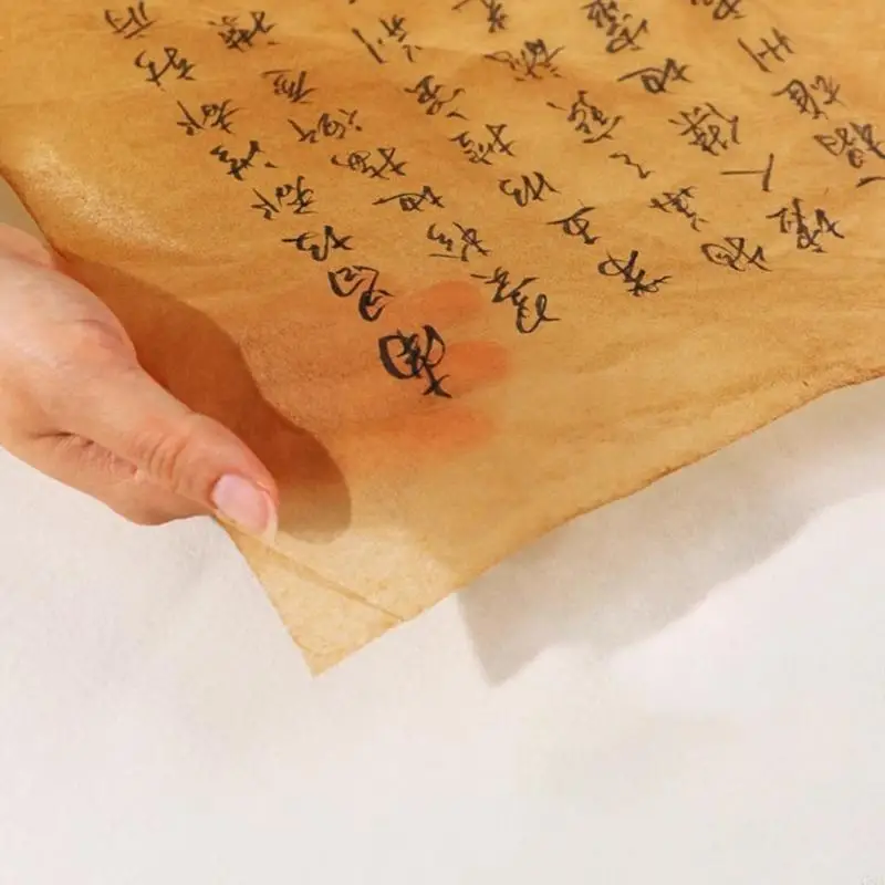 50 Sheets Thin Rice Paper 35x44cm Xuan Paper With Special Fiber Texture For Professional Chinese Painting Techniques 