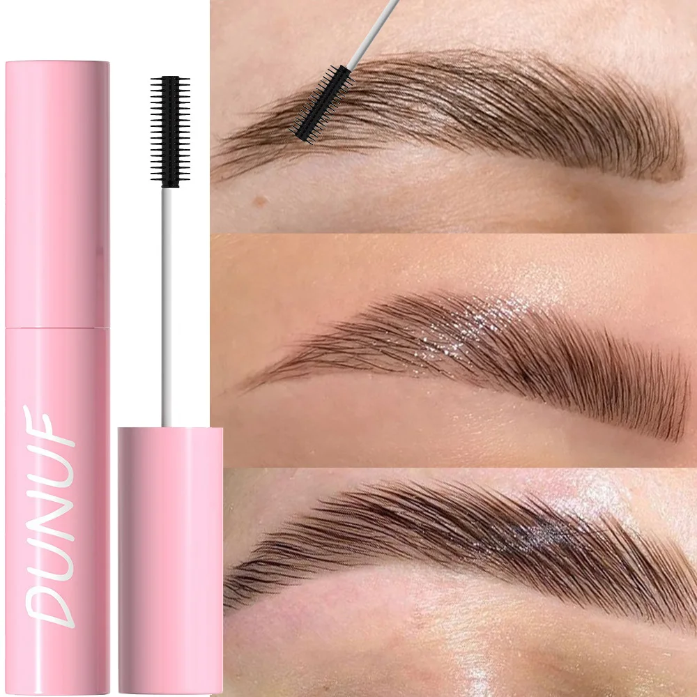 Wasserdichte transparente Gel-Augenbrauen-Styling-Creme, langlebiges natürliches Wildbrauen-Make-up, klare flüssige Augenbrauen-Styling-Creme, Kosmetik