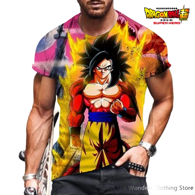 

Anime Dragon Ball Goku 3D Print Kids T Shirt Summer Fashion Casual T-shirt Boy Girl Unisex Children's Clothing Tshirt Tops