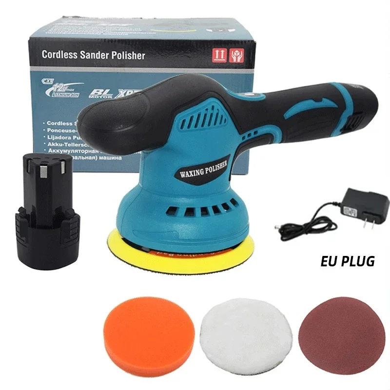 Polishing Machine For Car 12V Cordless Polisher 8 Gears 380W Automotive Electric Waxing Repairing Wireless Sander Polish