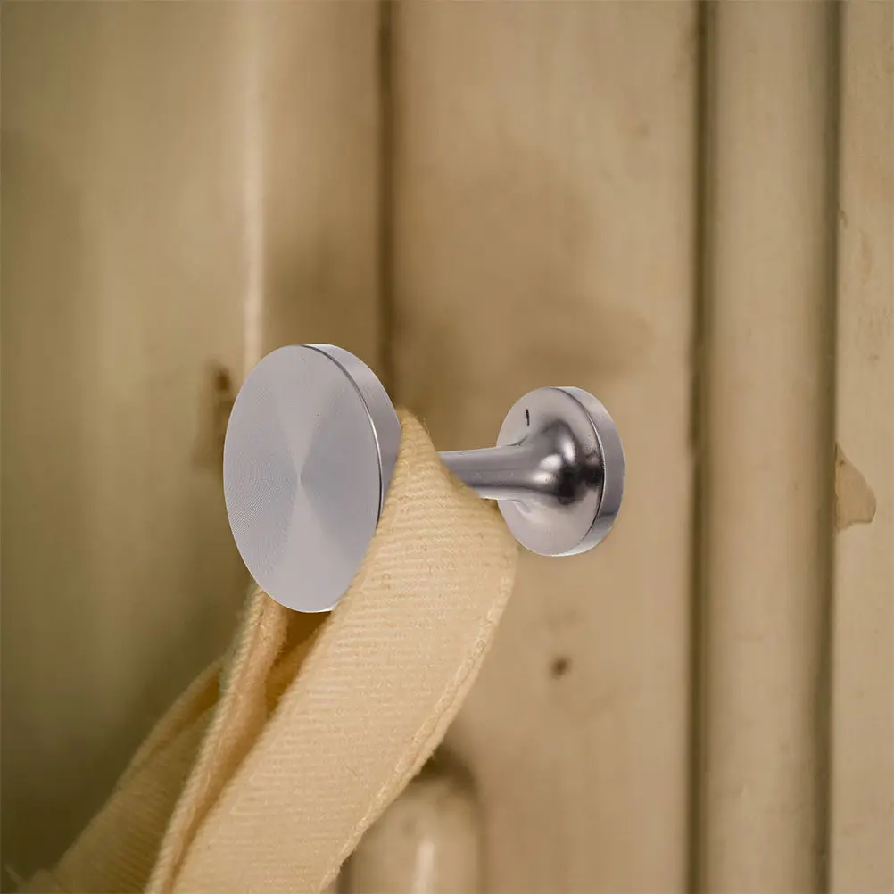 Wall Mounted Curtain Tiebacks Aluminum Alloy Metal Drapery Holdbacks Decorative Functional for Bedroom Living Room Home Use