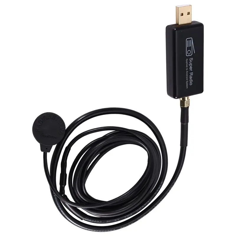 5X Mini Plug And Play Car Radio AM/FM Stereo Adapter Receiver USB Interface Antenna Applied To Android Multi-Media