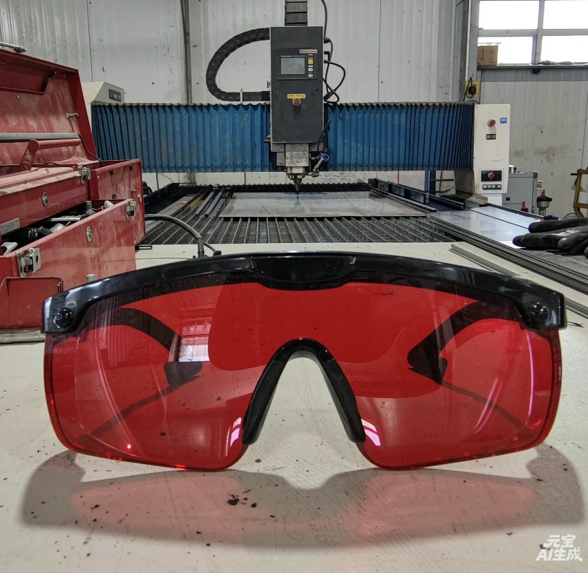 Industrial Laser Glasses - แว่นตานิรภัยป้องกันเลเซอร์กำลังสูง OD4+ สำหรับงานมาร์กกิ้ง, ตัด และเชื่อม, ใช้ในอุตสาหกรรมและห้องปฏิบัติการ