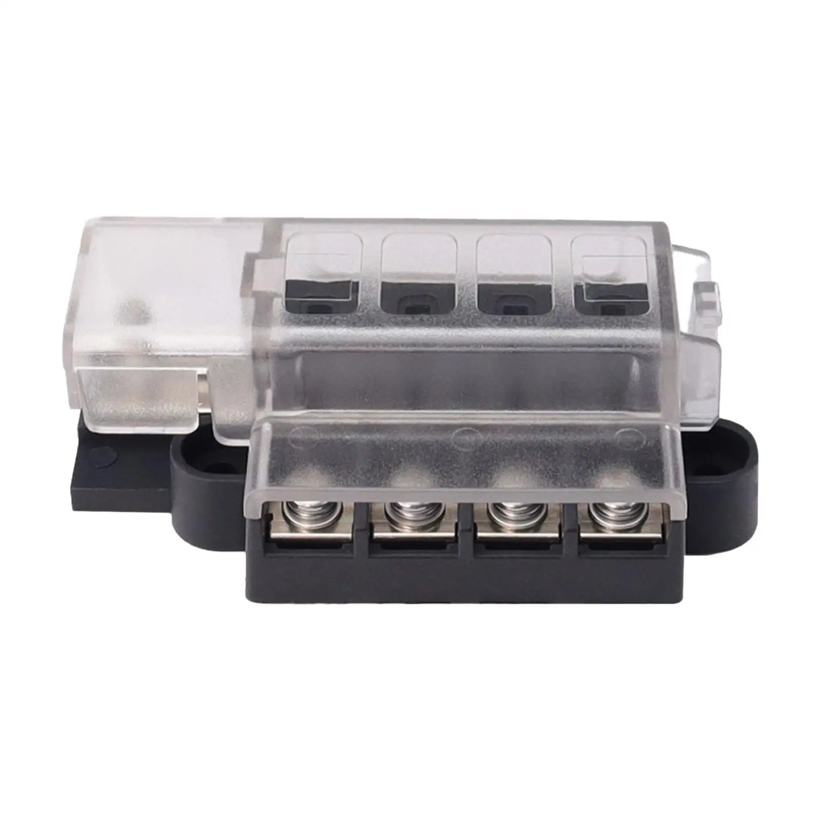 4 Way Fuse Box 1 in 4 Out Fuse Box Holder for Marine ATV Auto