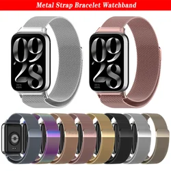 For Xiaomi Mi band 8 Pro Milanese Loop Strap Bracelet Band Wristband For Redmi watch 4 Smartwatch Replacement correa Accessories