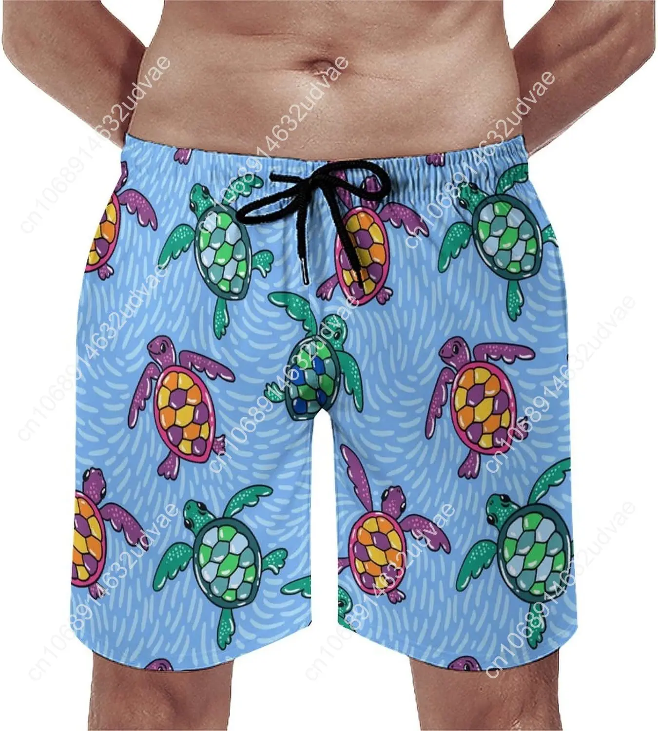 Men's Board Shorts Swim Trunks Beach Athletic Short Pants Swimwear Pocket