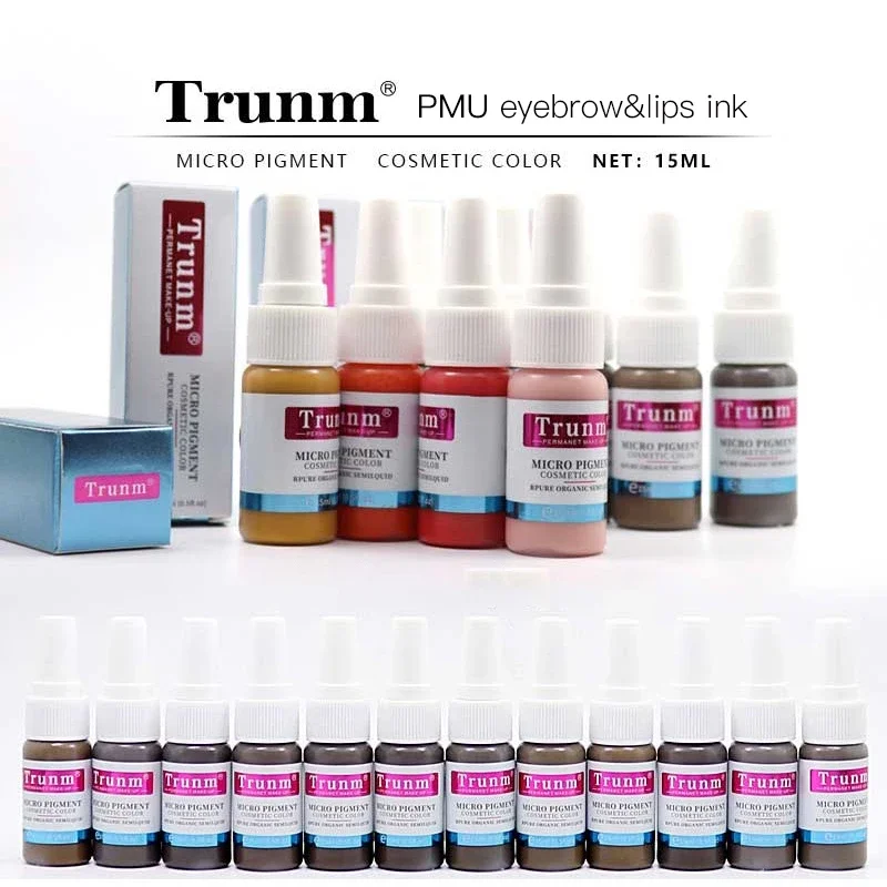 Genuine Trunm Pure Plant Material Tattoo Eyebrow Pigment Ink Fog Shading for Tattoo Machine Microblading Pigment Ink Supplies