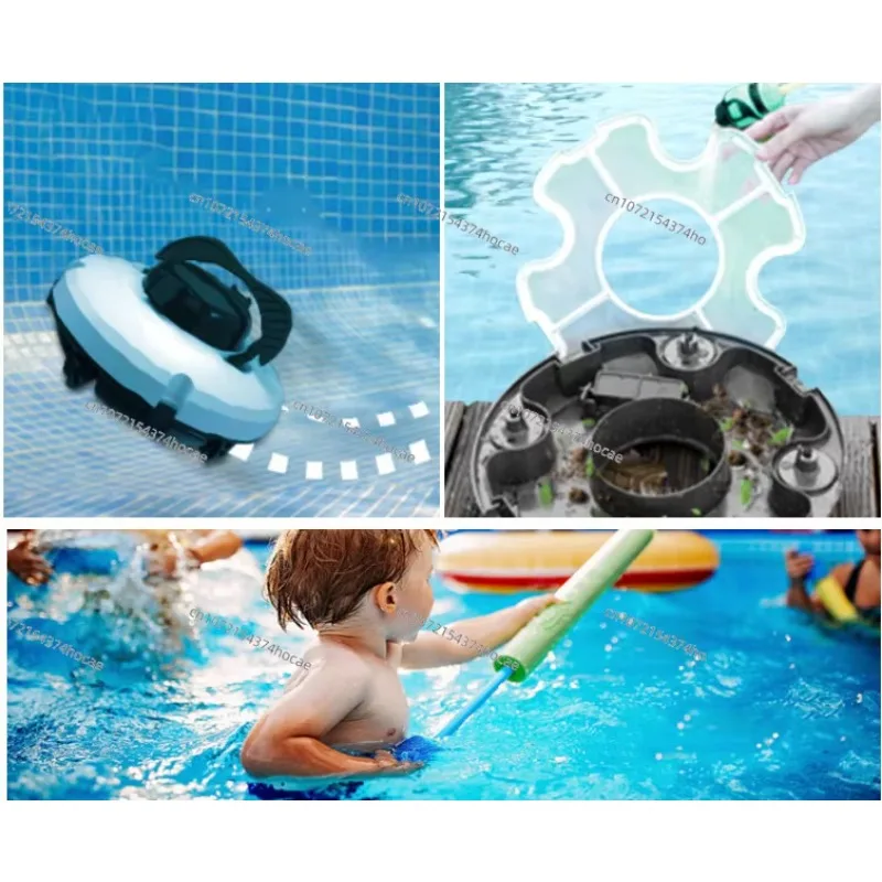 عرض ساخن لعام 2025 حمام سباحة عالي الطاقة مياه الصرف الصحي حوض سباحة ذكي أوتوماتيكي منظف لاسلكي Long-la