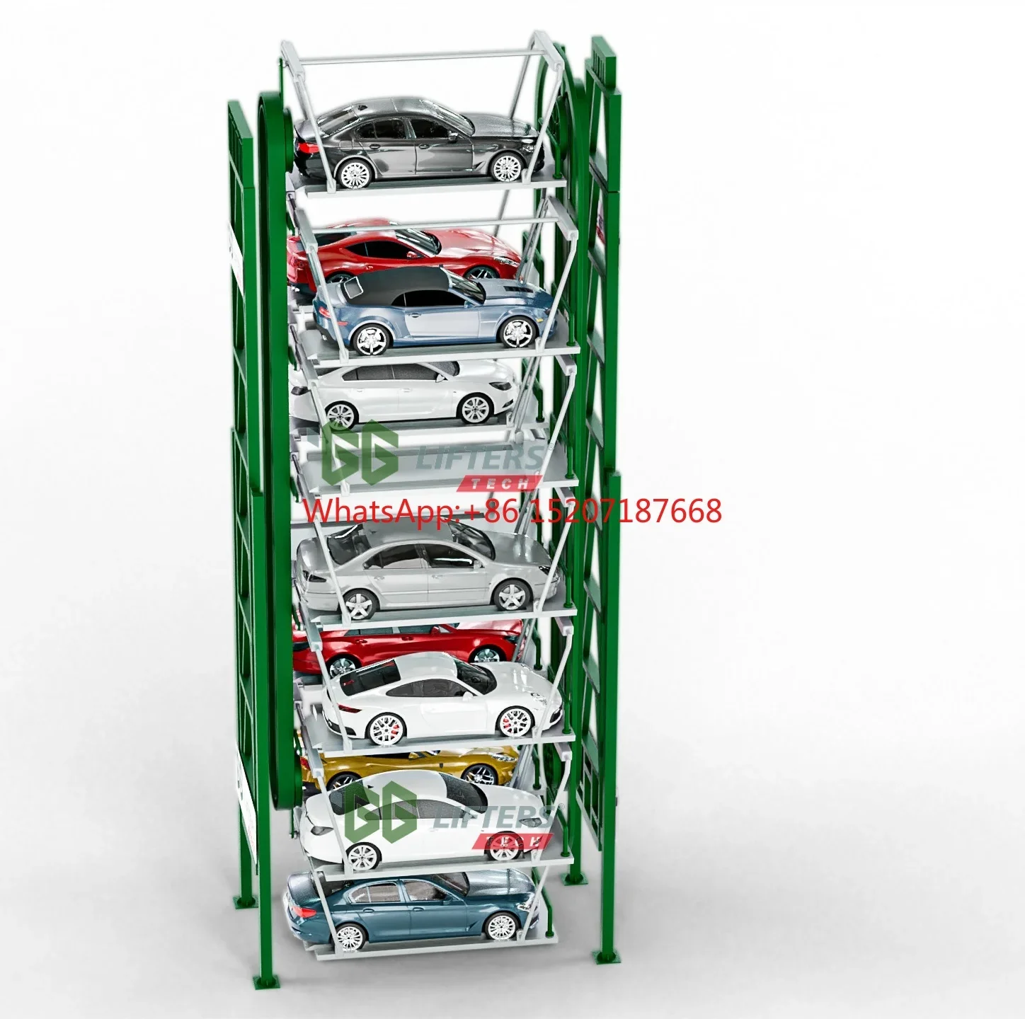 Multi-Storey Vertical Rotary Ferris Wheel Autopark Parking Equipment Mechanical Parking Garage Carousel System Car Lifts