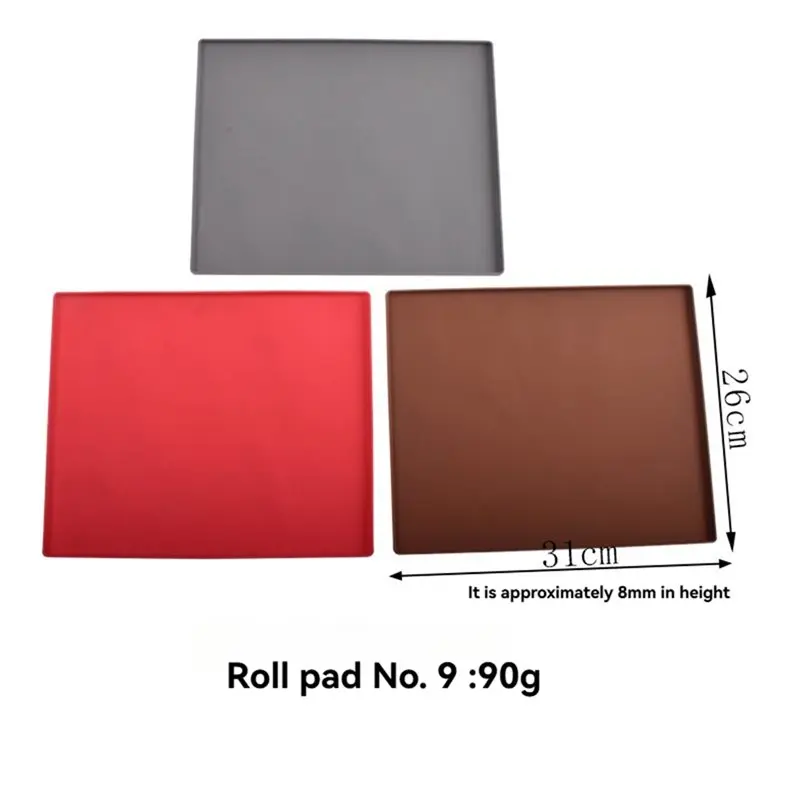 AB46-Silicone Baking Mat Cake Roll Pad Macaron Roll Oven Mat Bakeware Baking-Tools Kitchen Accessories Random Colour