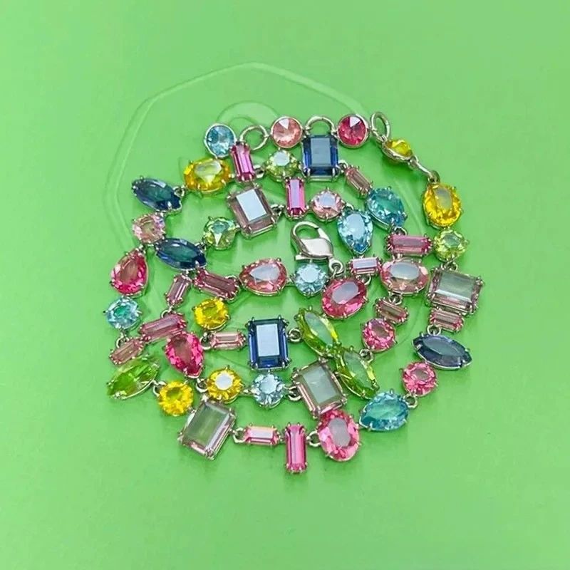 High Edition Flowing Dopamine Jewelry Candy Necklace Cross