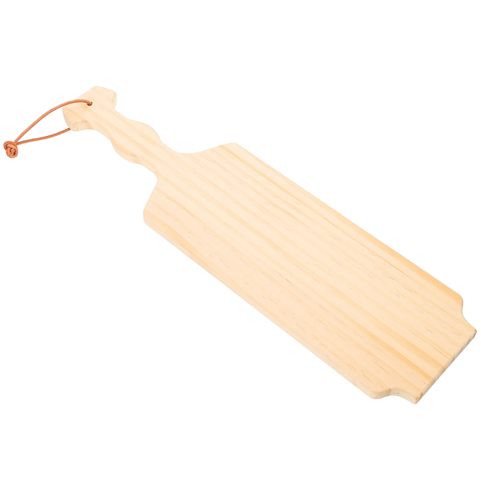 Pá de madeira inacabada artesanato diy recortes de madeira para crianças feriado presente de natal em branco paddle ornamento formas de madeira para