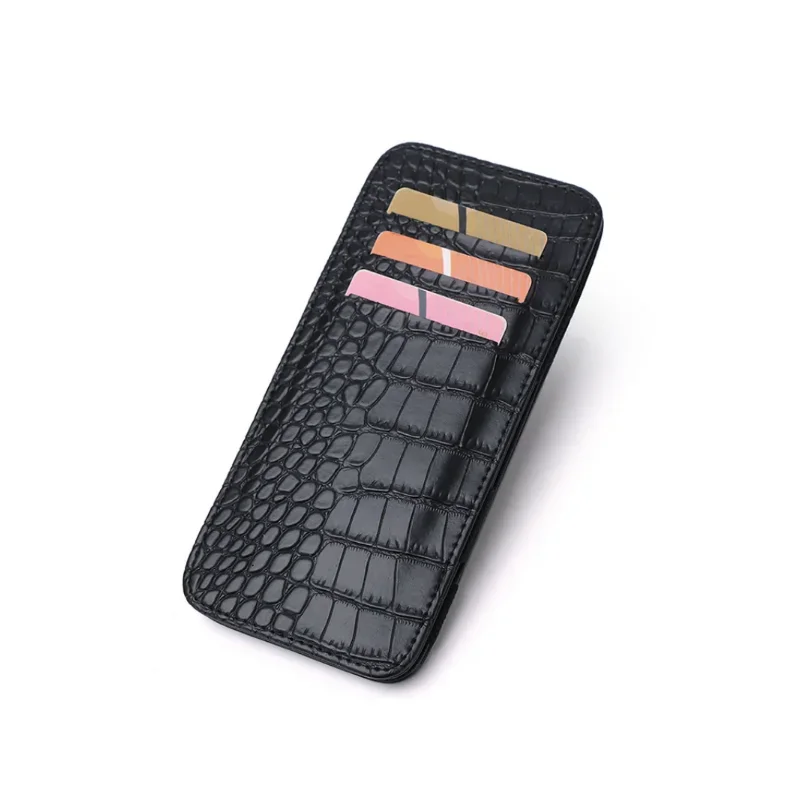 

Card Case, Passport Covers, Travel Wallet, Retro Card Holder, Banknote Organiser, Credit Card, Crocodile Pattern, PU Leather